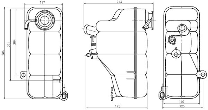 MAHLE Ausgleichsbehälter, Kühlmittel BEHR