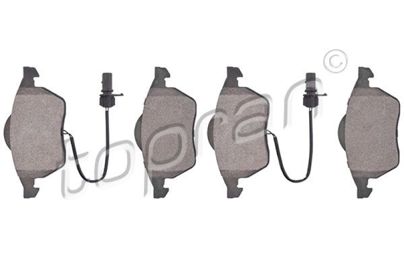 TOPRAN Brake Pad Set, disc brake