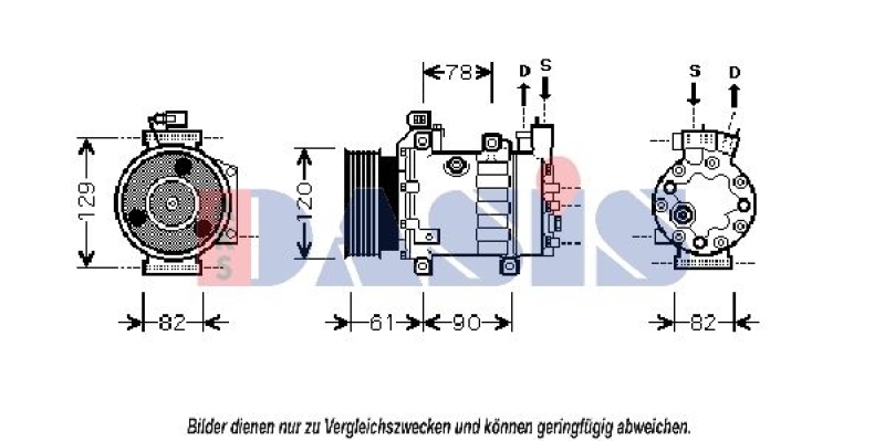 AKS DASIS Kompressor, Klimaanlage