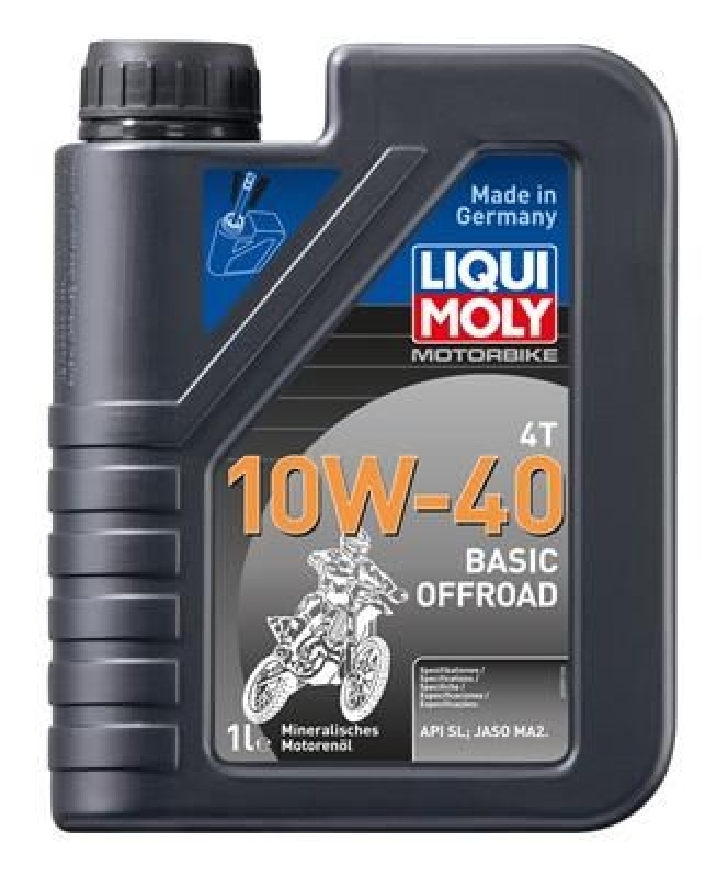 LIQUI MOLY Motoröl Motorbike 4T 10W-40 Basic Offroad