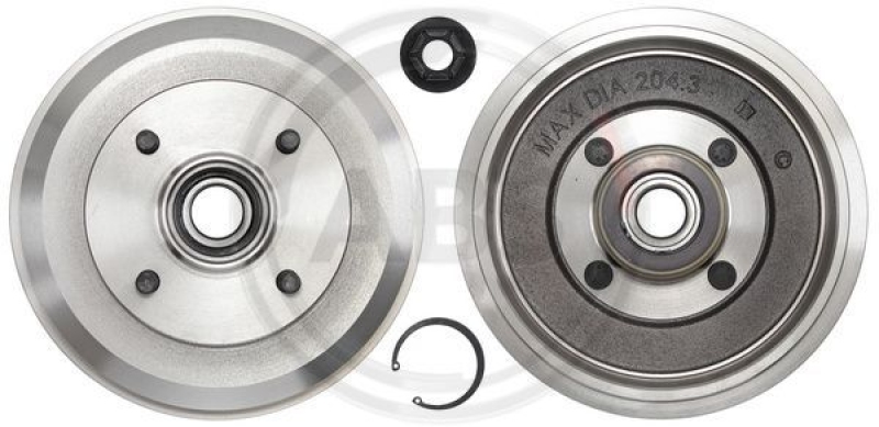 2x Brake Drum
