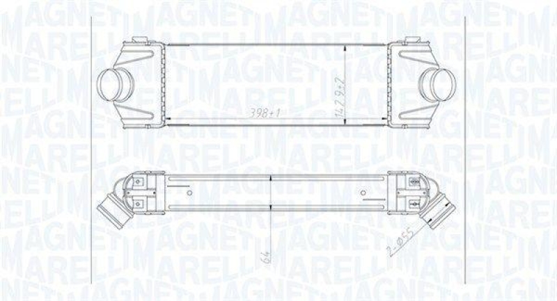 MAGNETI MARELLI Charge Air Cooler