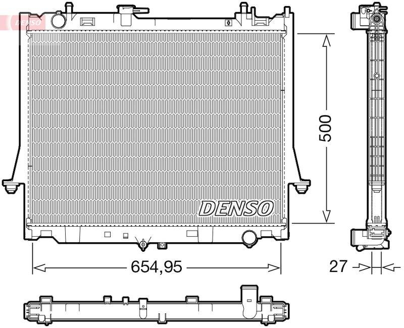 DENSO Radiator, engine cooling