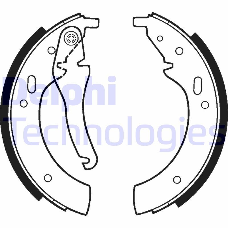 DELPHI Brake Shoe Set