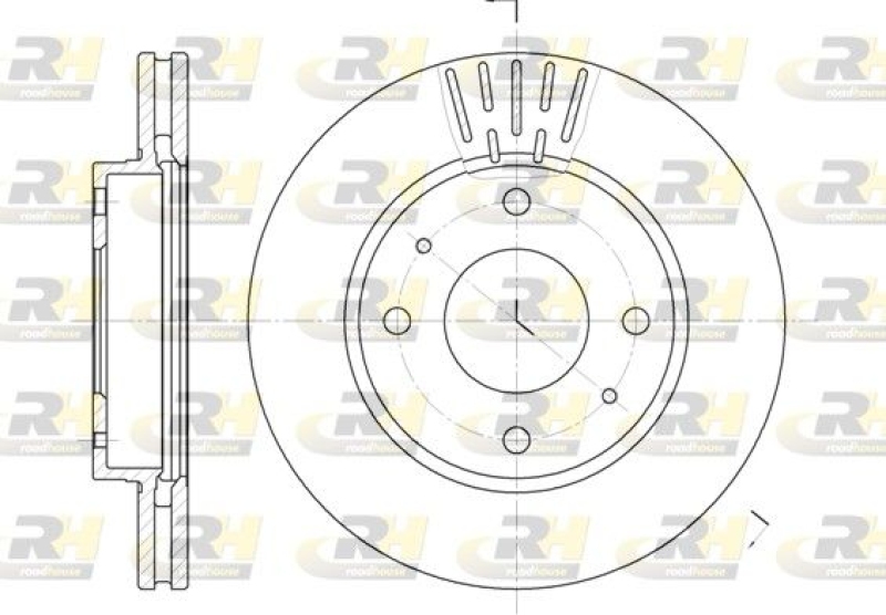 2x ROADHOUSE Bremsscheibe