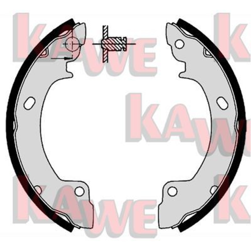 KAWE Brake Shoe Set