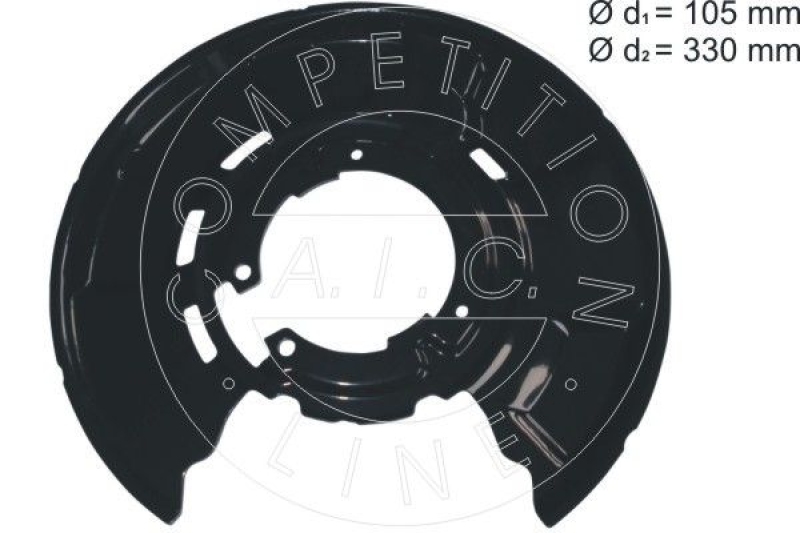 AIC Splash Panel, brake disc Original AIC Quality