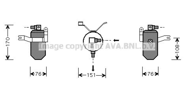 AVA QUALITY COOLING Trockner, Klimaanlage