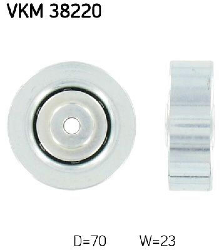 SKF Tensioner Pulley, V-ribbed belt