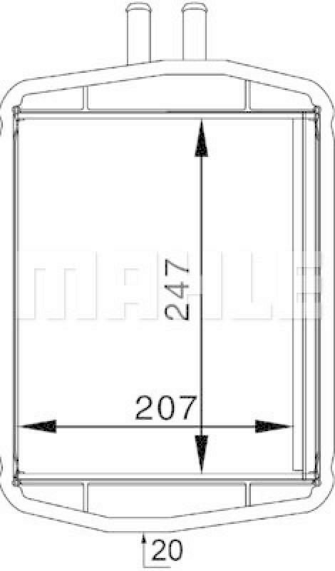 MAHLE Wärmetauscher, Innenraumheizung