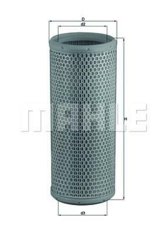 MAHLE ORIGINAL Luftfilter LX 147