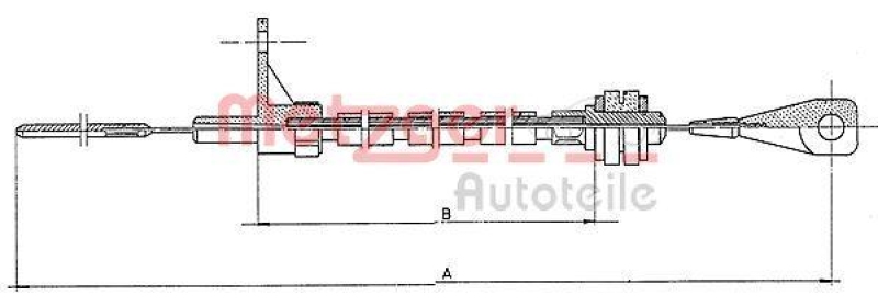 METZGER Accelerator Cable