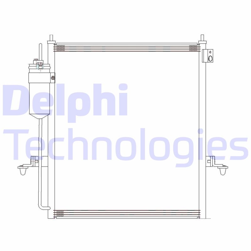 DELPHI Kondensator, Klimaanlage