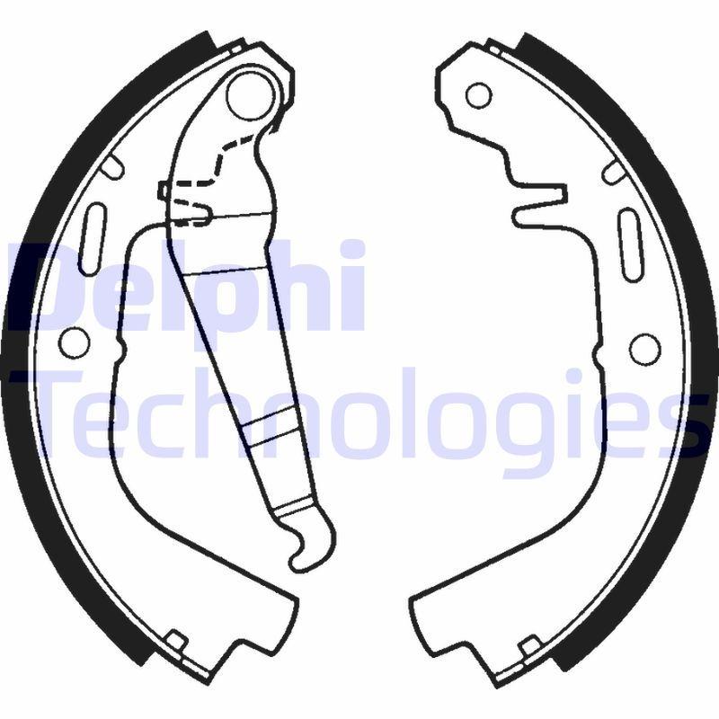 DELPHI Bremsbackensatz LS1231