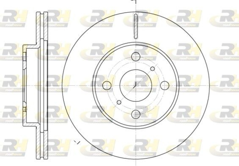 2x ROADHOUSE Bremsscheibe