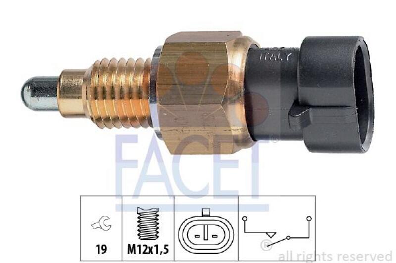 FACET Switch, reverse light Made in Italy - OE Equivalent