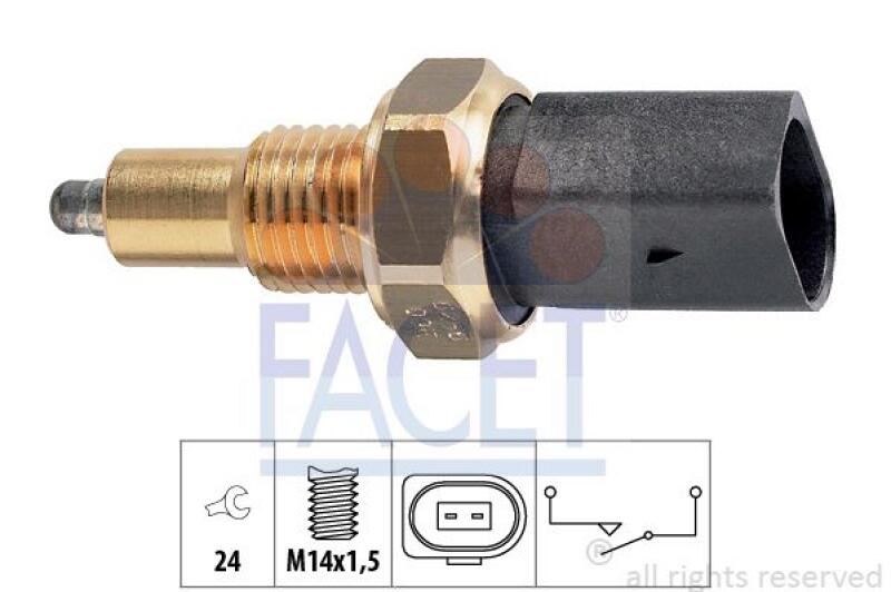 FACET Switch, reverse light Made in Italy - OE Equivalent