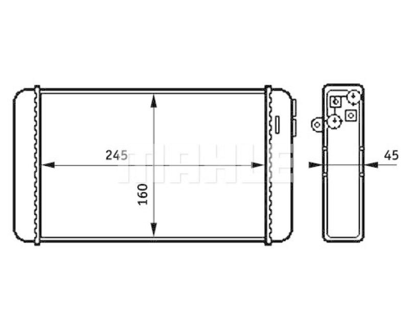 MAHLE Wärmetauscher, Innenraumheizung