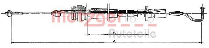 METZGER Accelerator Cable