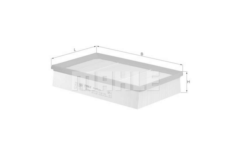 MAHLE ORIGINAL Luftfilter