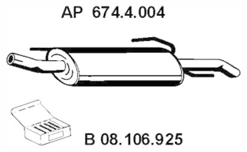 EBERSPÄCHER Endschalldämpfer