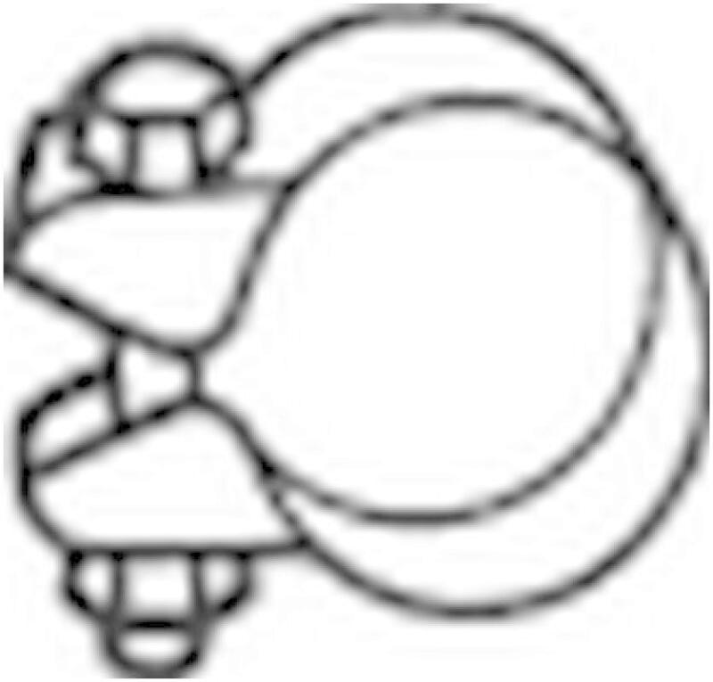 BOSAL Clamp, exhaust system