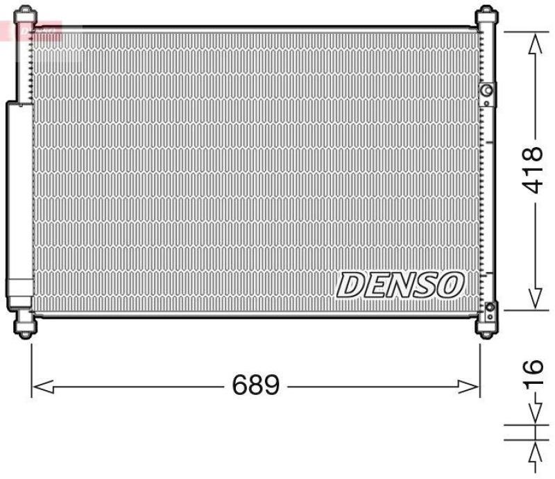 DENSO Condenser, air conditioning