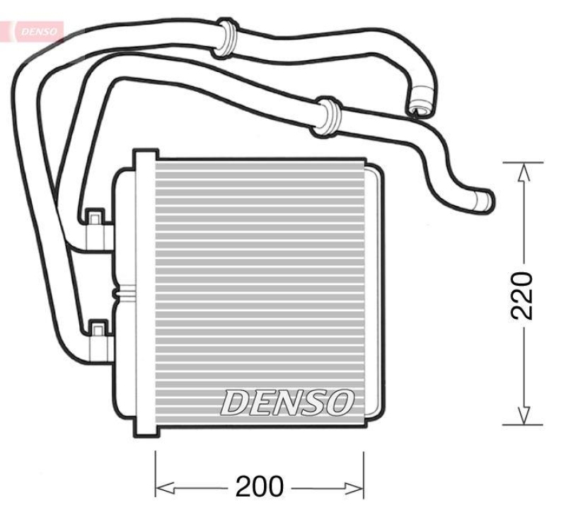 DENSO Heat Exchanger, interior heating