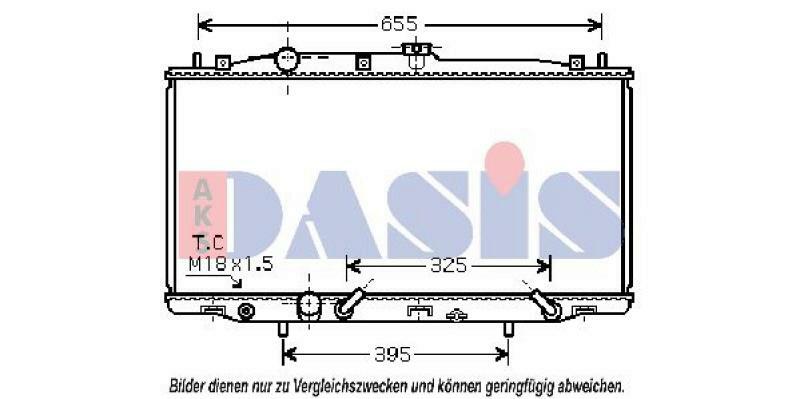 AKS DASIS Kühler, Motorkühlung