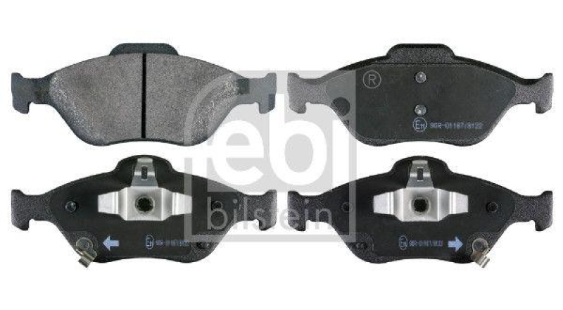 FEBI BILSTEIN Bremsbelagsatz, Scheibenbremse 116402