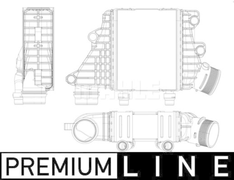 MAHLE Ladeluftk&uuml;hler BEHR *** PREMIUM LINE *** CI 412 000P