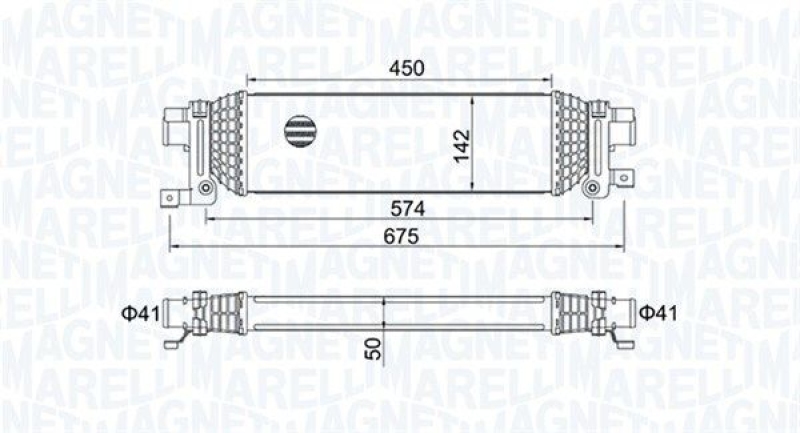 MAGNETI MARELLI Ladeluftkühler