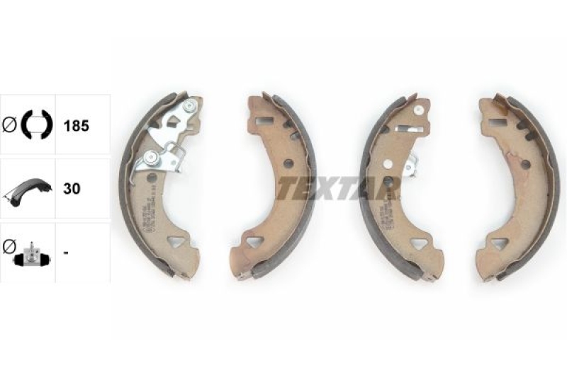 TEXTAR Bremsbackensatz 91048400