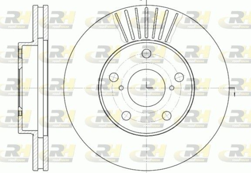 2x ROADHOUSE Bremsscheibe