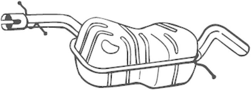 BOSAL Mittelschalldämpfer