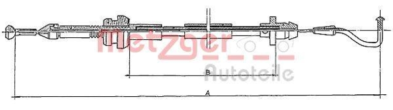 METZGER Accelerator Cable