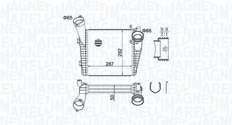 MAGNETI MARELLI Charge Air Cooler