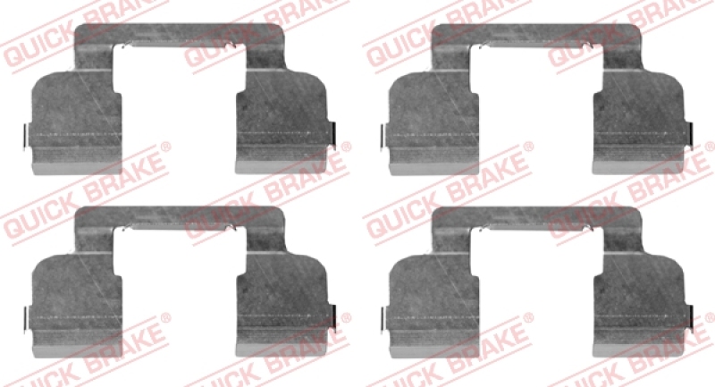 QUICK BRAKE Zubehörsatz, Scheibenbremsbelag