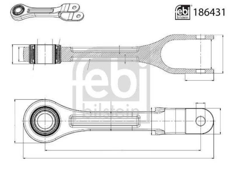 FEBI BILSTEIN Stange/Strebe, Stabilisator