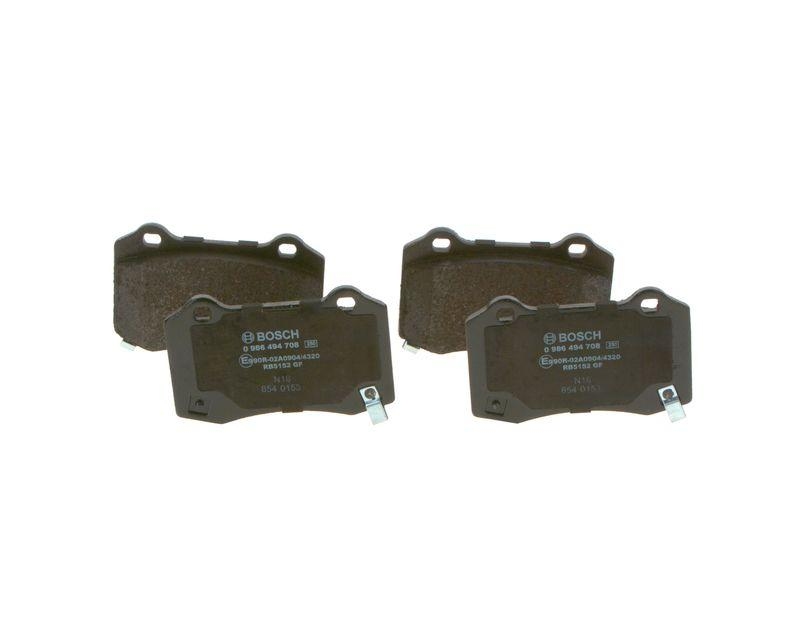 BOSCH Bremsbelagsatz, Scheibenbremse 0 986 494 708