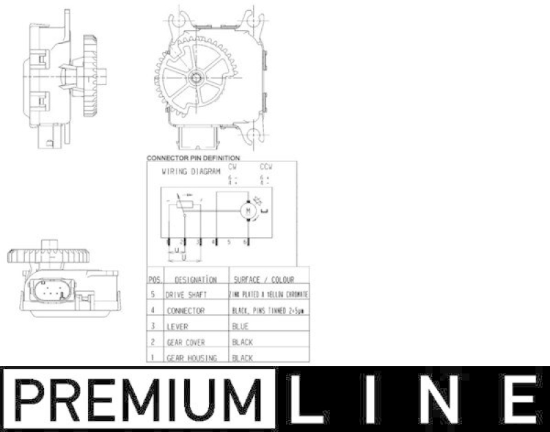 MAHLE Control, blending flap BEHR *** PREMIUM LINE ***