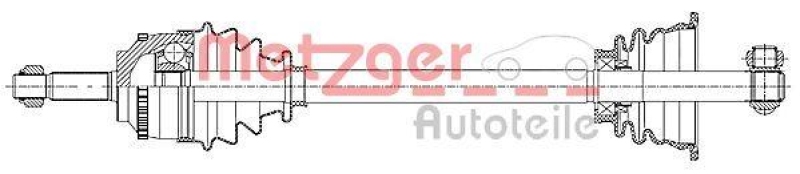 METZGER Antriebswelle 7210025