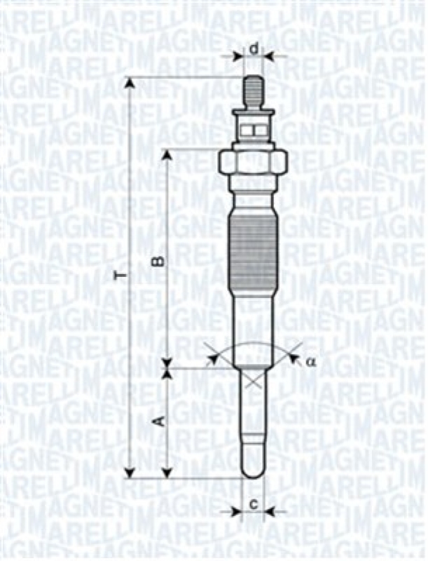 MAGNETI MARELLI Glühkerze