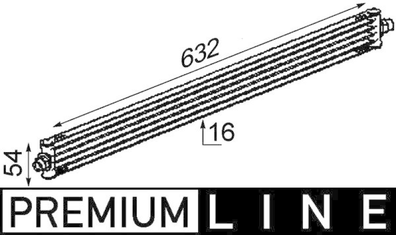 MAHLE Oil Cooler, automatic transmission BEHR *** PREMIUM LINE ***