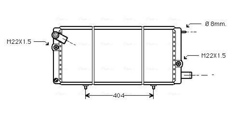AVA QUALITY COOLING K&uuml;hler, Motork&uuml;hlung