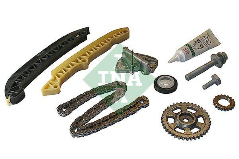 Schaeffler INA Steuerkettensatz passend f&uuml;r SKODA FABIA 2 542 1.2 VW FOX 1.2 559 1006 40