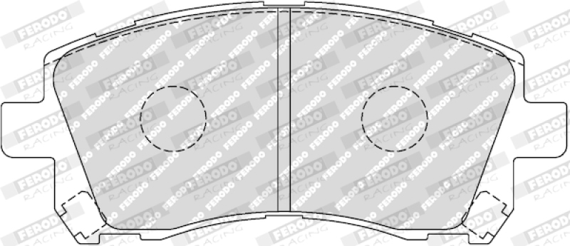 FERODO RACING Bremsbelagsatz, Scheibenbremse