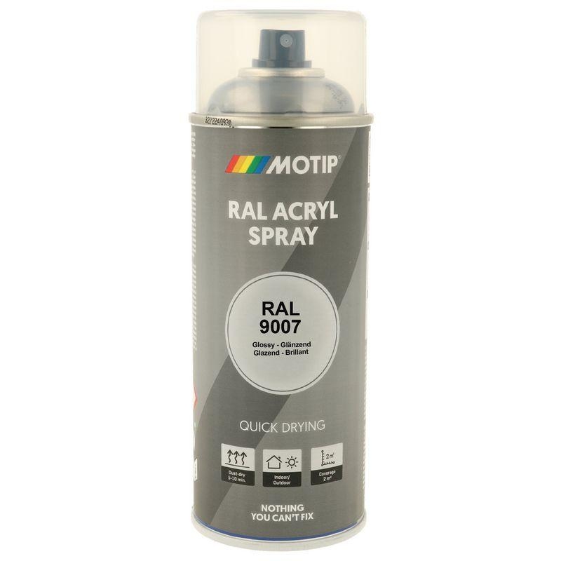 MOTIP Lack RAL 9007 graualum. met.hochglanz 400 ml