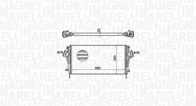 MAGNETI MARELLI Charge Air Cooler