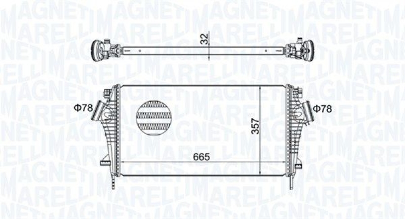 MAGNETI MARELLI Ladeluftkühler